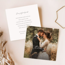 Foto de casamento moderno com script simples Obrig