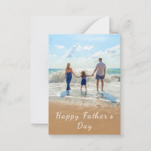Cartão De Notas Foto e Texto Personalizados - Feliz Dia dos Pais