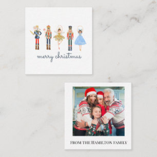 Cartão De Notas Foto feliz do Nutcacker de Natal
