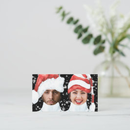 Cartão De Notas FOTO FELIZ DO ORÇAMENTO Natal Personalizado