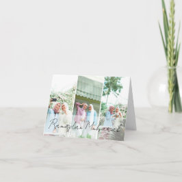 Cartão De Notas Foto mínima moderna de Ramadan Mubarak islâmico