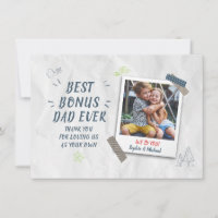 Foto personalizada do Pai Stepdad Best Bonus do di