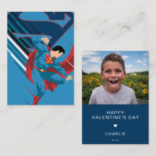 Cartão De Notas Foto Personalizada do Superman para o Dia dos Namo
