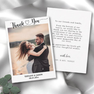 Cartão De Notas Foto: Simples Esboço de Caligrafia Elegante