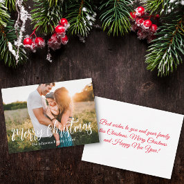 Cartão De Notas fotografia da família de caligrafia branca de nata