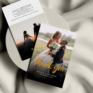 Cartão De Notas Fotos De Casamento Com Letra Mão De Orçamento Obri