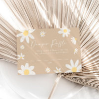 Fralda Raffle Card Beige Daisy