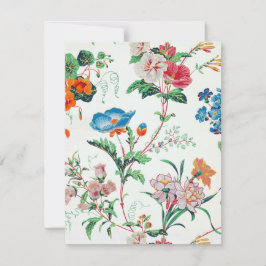 Cartão De Notas France 1830 Wildflowers Floral Victorian Wallpaper