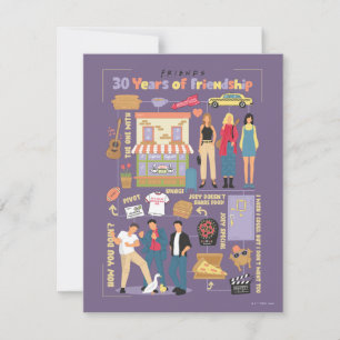 Cartão De Notas FRIENDS™ 30 Anos de Amizade