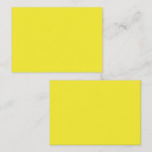 Cartão De Notas Fundo Amarelo Sólido Vibrante