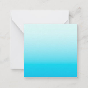 Cartão De Notas Fundo azul-aqua