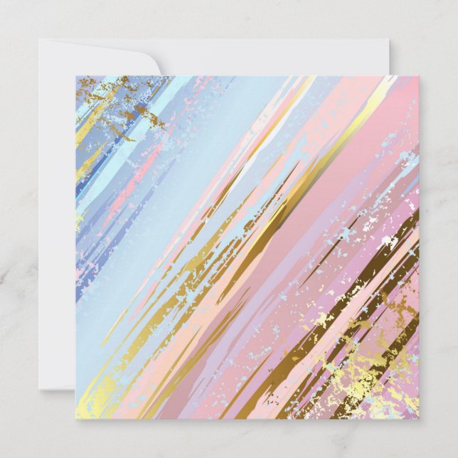 Cartão De Notas Fundo Rosa Texturizado (Frente)