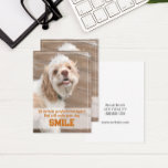 Cartão De Notas Funny Dog Real Estate Pop Por<br><div class="desc">Personalize facilmente o texto na frente e atrás desses bonitinhos pop por marcadores. Adicione um saco de guloseimas ou um brinquedo de cão para um presente divertido para donos de cães.</div>