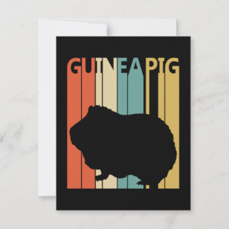 Cartão De Notas Funny Vintage Guiné Pig