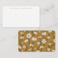 Gabinete de Presente Floral Amarelo Floral de Boho