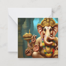 Cartão De Notas Ganesh toma uma selfie