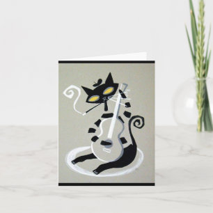 Cartão De Notas gato-do-mato