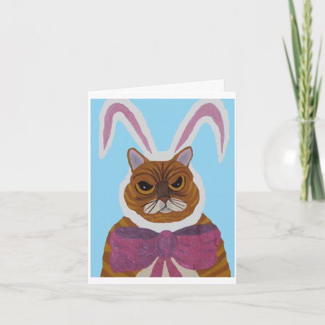 Cartão De Notas Gato Louco (Frente)