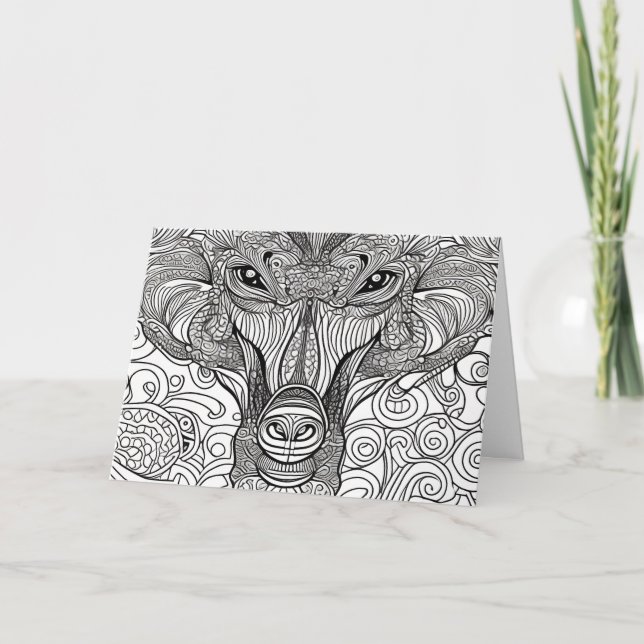 Cartão De Notas gato selvagem (Frente)