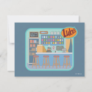 Cartão De Notas Gilmore Girls O Gráfico do Diner do Luke