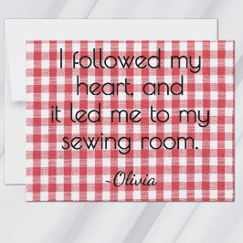 Cartão De Notas Ginga Vermelha e Branca para Todas as Ocasiões Fla