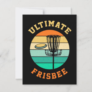 Cartão De Notas Golfe de Disco Ultimate Frisbee
