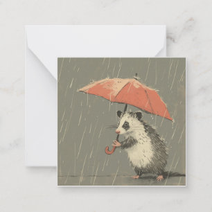 Cartão De Notas Gotas de chuva de contadores de histórias:Desencad