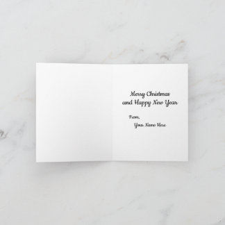 Cartão De Notas Grande planador de Natal