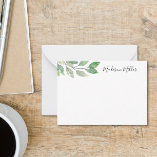 Cartão De Notas Granulado personalizado de aquarela