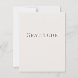 Cartão De Notas Gratitude – Minimal Typography Design