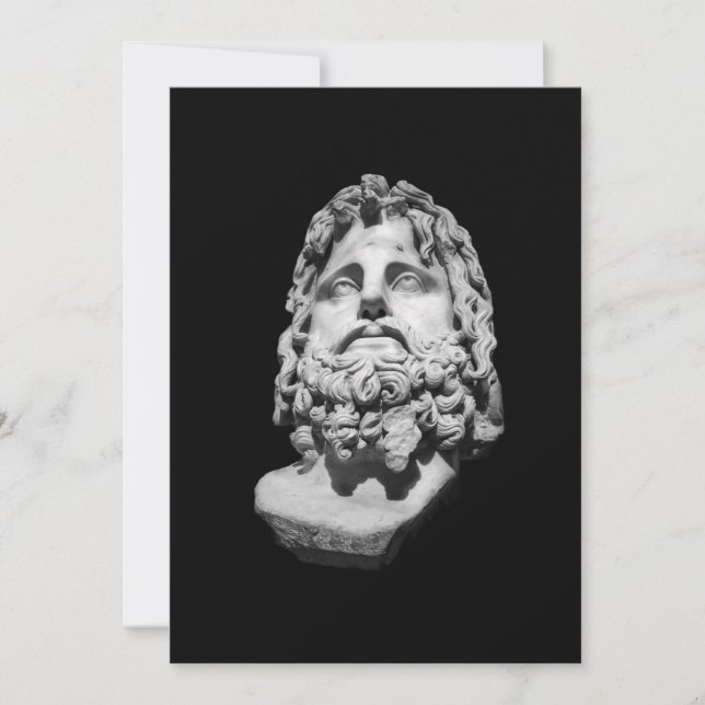 Cartão De Notas Greco Roman Bust (Frente)