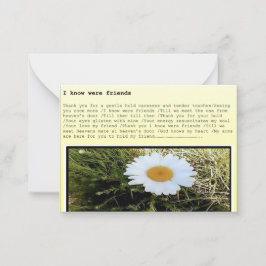 Cartão De Notas Greeting card a set of 10 'I know were friends'