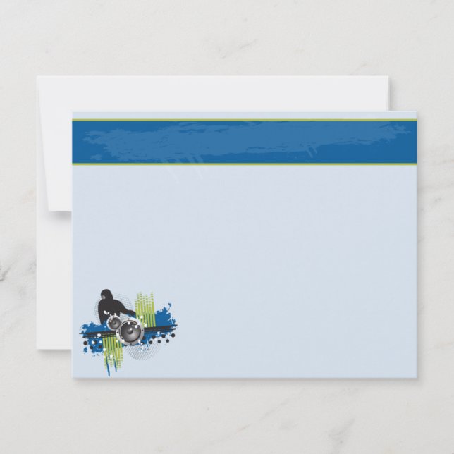 Cartão De Notas Grunge DJ Flat Note Cards (MTV) (Frente)