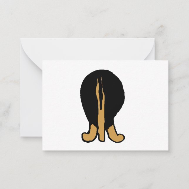 Cartão De Notas GS de duas cores querido (Frente)