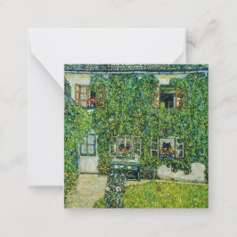 Cartão De Notas Gustav Klimt - A Casa de Guardaboschi