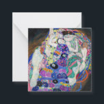 Cartão De Notas Gustav Klimt - A Virgem<br><div class="desc">A Virgem / A Maiden - Gustav Klimt,  Oil on Canvas,  1913</div>