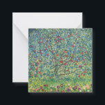 Cartão De Notas Gustav Klimt - Árvore de Maçã<br><div class="desc">Árvore Apple I - Gustav Klimt,  Óleo na Canvas,  1907</div>