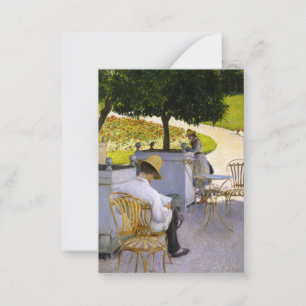 Cartão De Notas Gustave Caillebotte - As Árvores Laranja