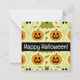 Cartão De Notas Happy halloween cards, cute, stock up!