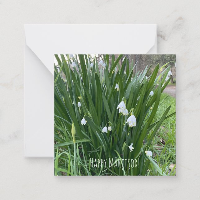 Cartão De Notas Happy Mărțișor! (Frente)