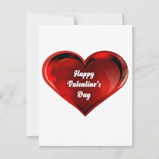Cartão De Notas Happy Valentine’s Day Note Card