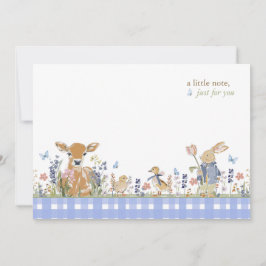 Cartão De Notas Hearthlight Notes Spring Soft Meadow Gingham