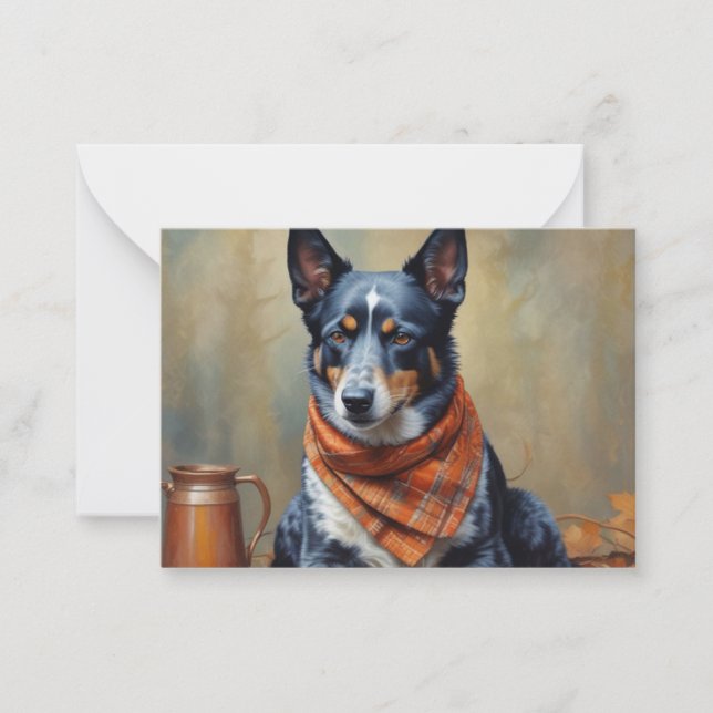 Cartão De Notas Heeler (Frente)