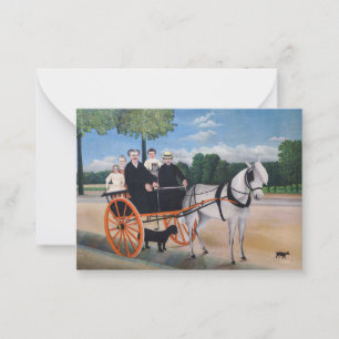 Cartão De Notas Henri Rousseau - La Carriole du pere Junier