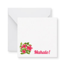 Hibiscus Mahalo Personalize, Rosa Tropical, Havaí