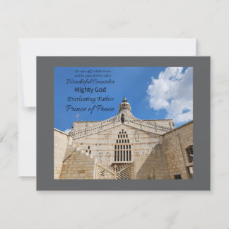 Cartão De Notas His Name is Wonderful Counselor Notecard