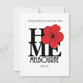 Cartão De Notas HOME Melbourne Florida - Nova Casa