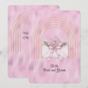 Cartão De Notas Hortênsia Rosa Envelope Arcos Dourados