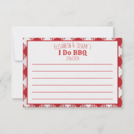 Cartão De Notas I Do CHURRASCO Party Vazio Atividade, Resposta e E