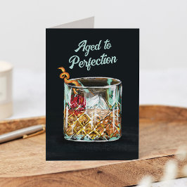 Cartão De Notas Idade para a Prateleira Superior de Perfeição